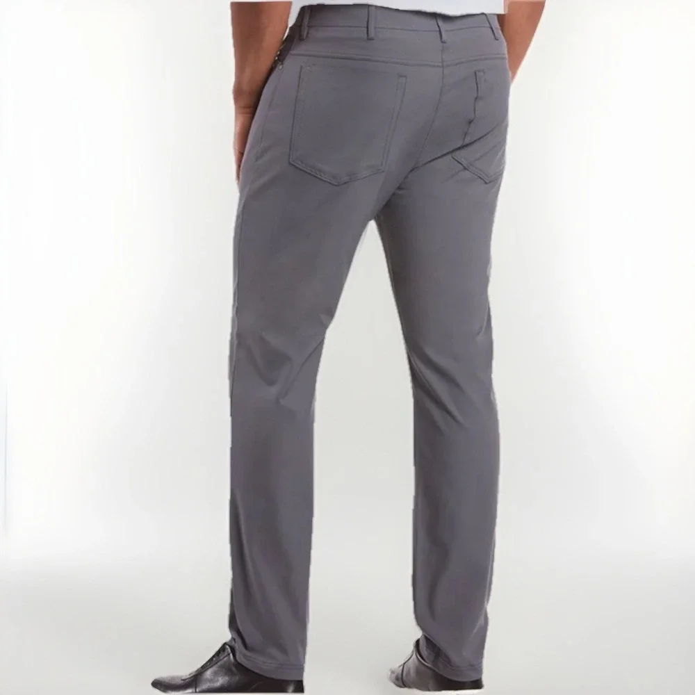 Public Rec Mens Dealmaker Performance Straight Leg Slate Gray Chino Pants 40x32‎